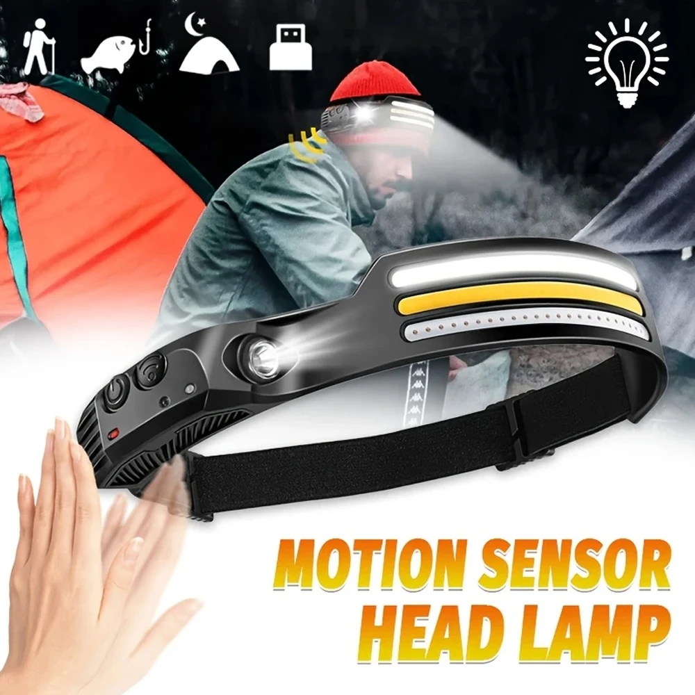 Fish Finder Battery - Lampada frontale a induzione LED COB