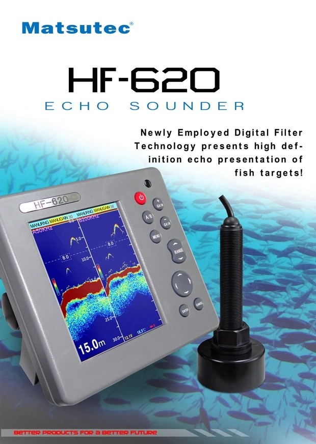 Fish Finder - Matsutec Ecoscandaglio Marino a Colori HF-620