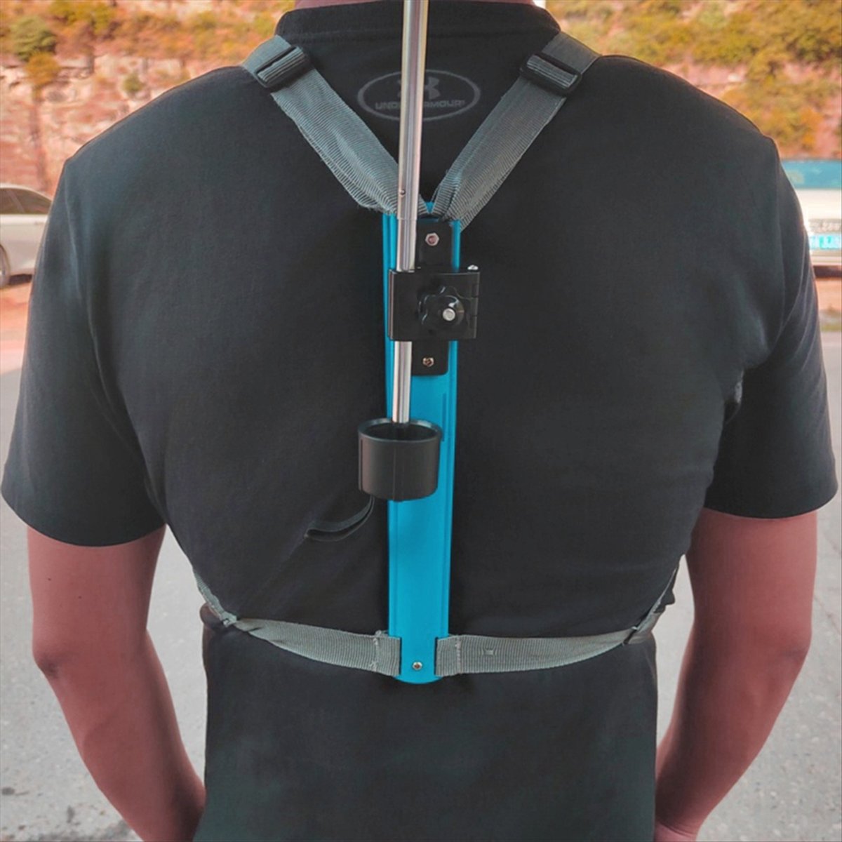 Fishing Camera - Supporto a clip per ombrello parasole