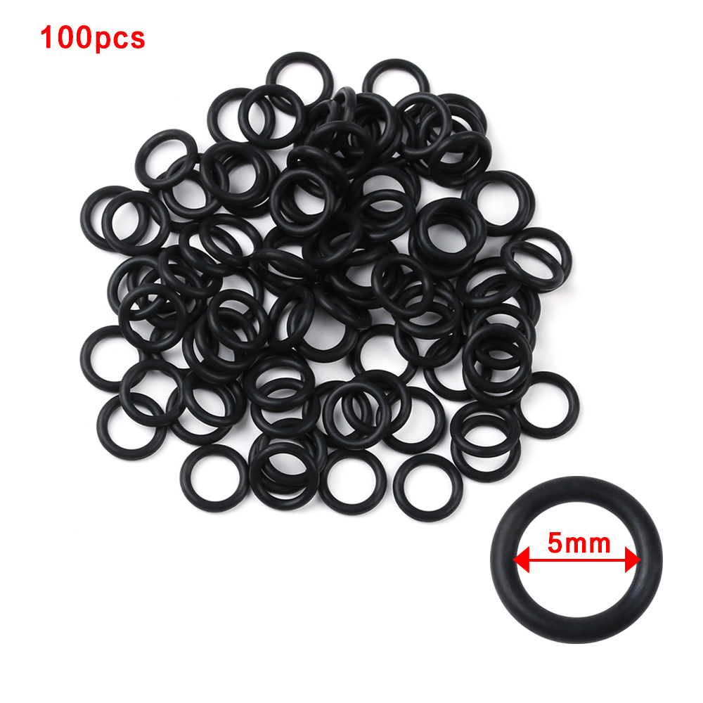 Bite Indicator - 100 PCs Nero In Gomma O-RING