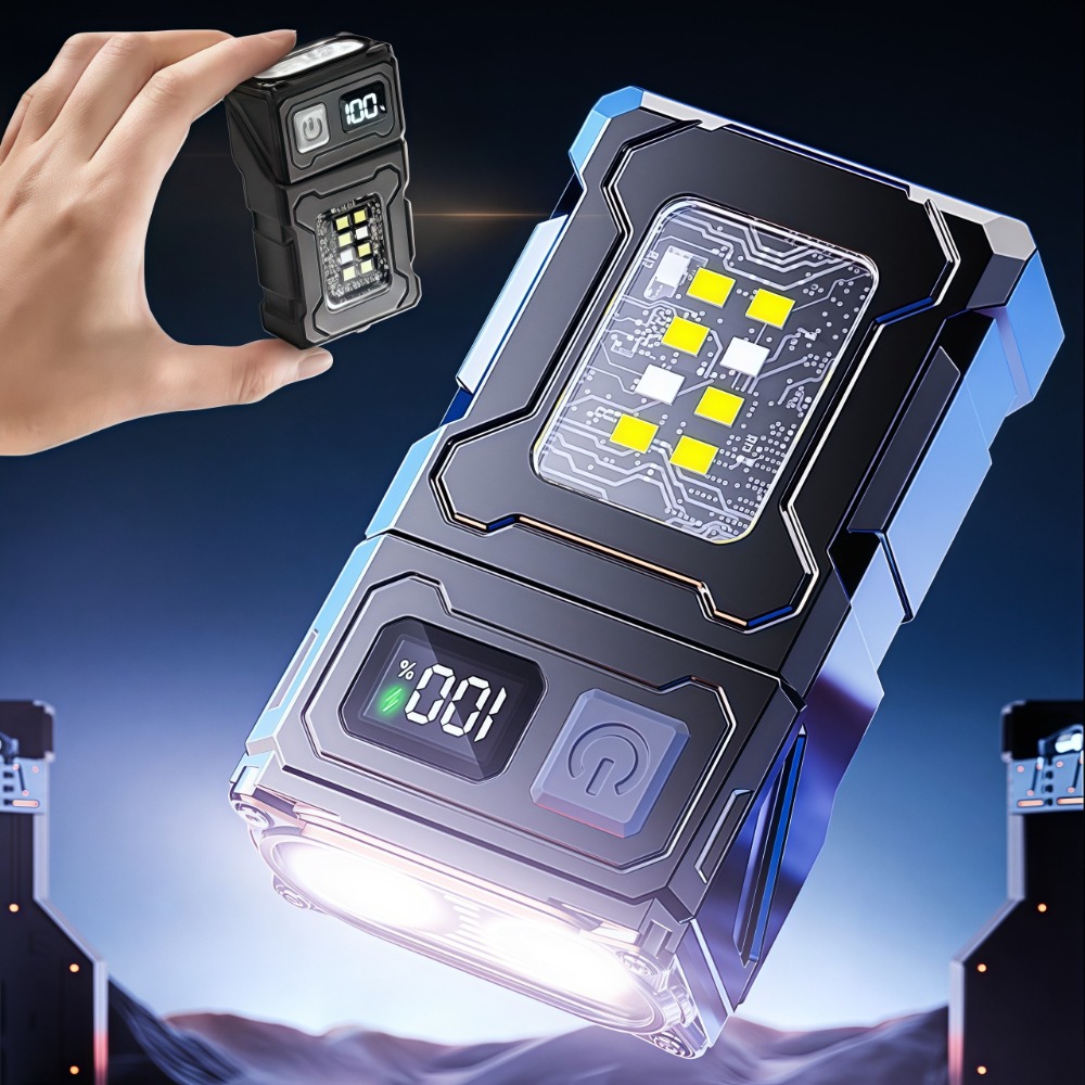 Fishing Light - Mini Torcia LED Ricaricabile con Clip