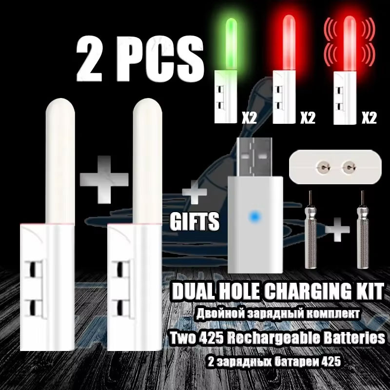 Bite Alarm - 2 Pezzi Luce Notturna LED per