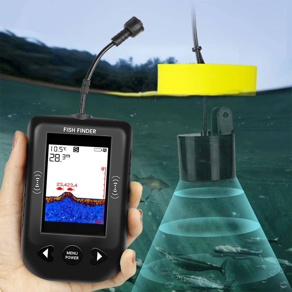 Allarme 100M Sonar portatile E - Fish Finder Cable recensione e prezzo