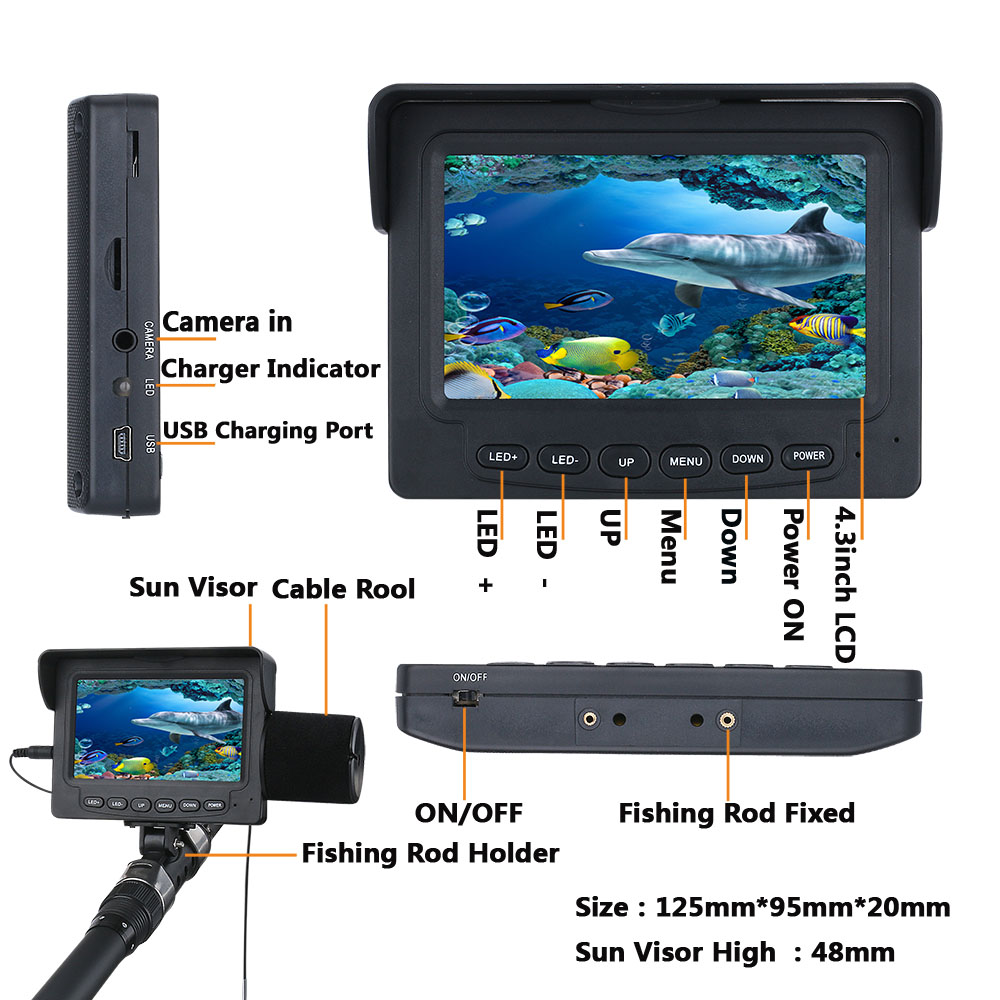 Telecamera Subacquea per Pesca - Fish Finder Cable recensione e prezzo