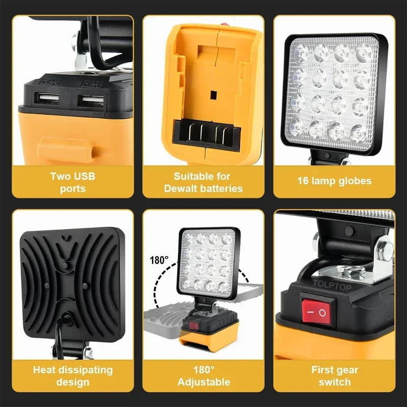 Faretti portatili a luce Led d - Fish Finder Battery recensione e prezzo