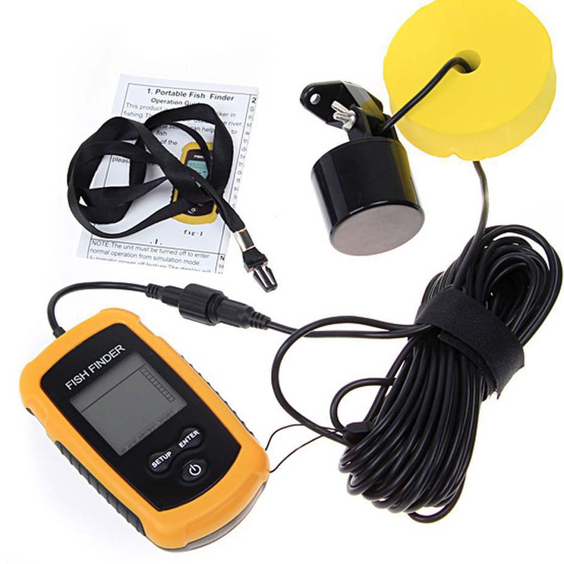 Ecoscandaglio Portatile con Al - Fish Finder Transducer recensione e prezzo
