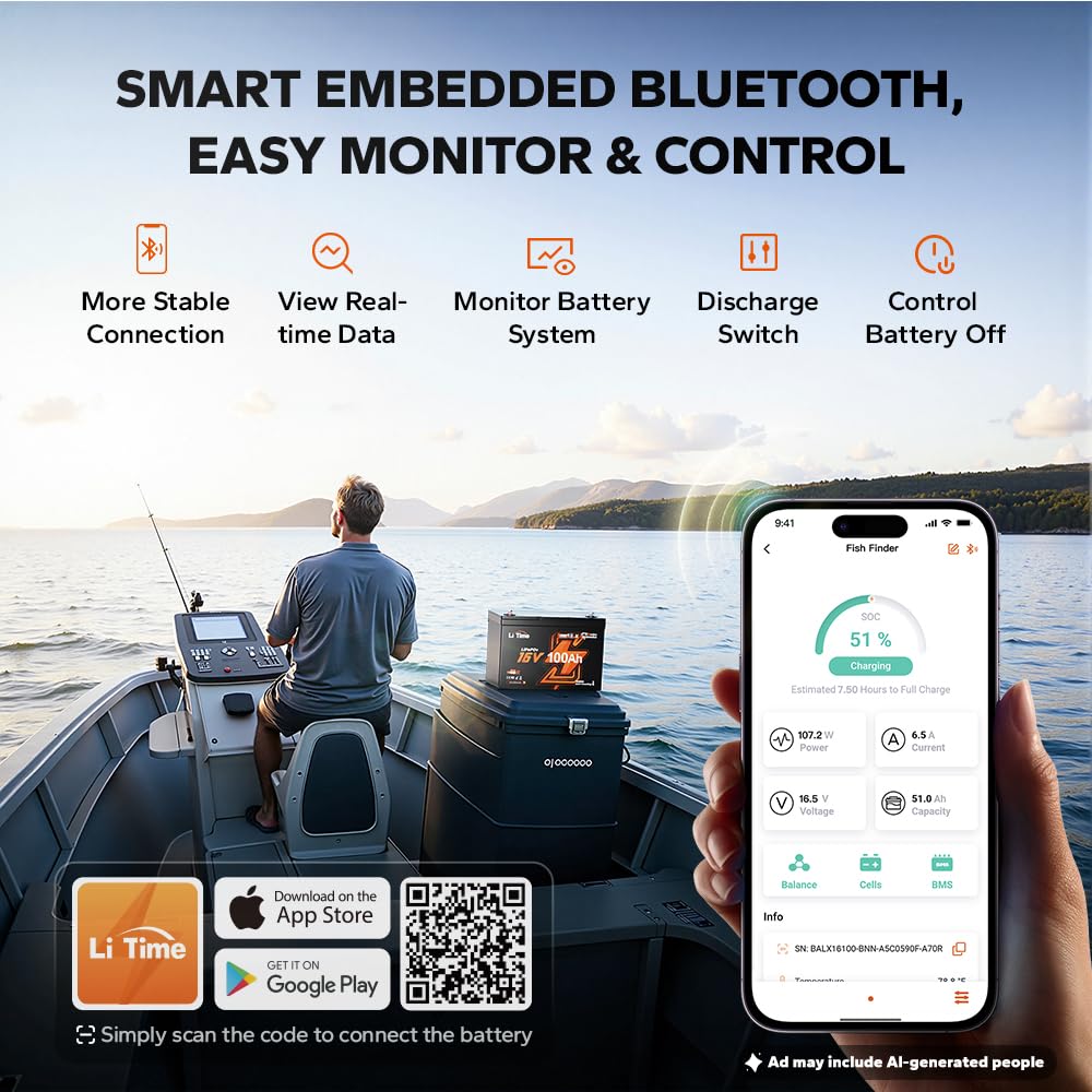 Batteria LiFePO4 16V 100Ah Gru - Fish Finder Charger recensione e prezzo