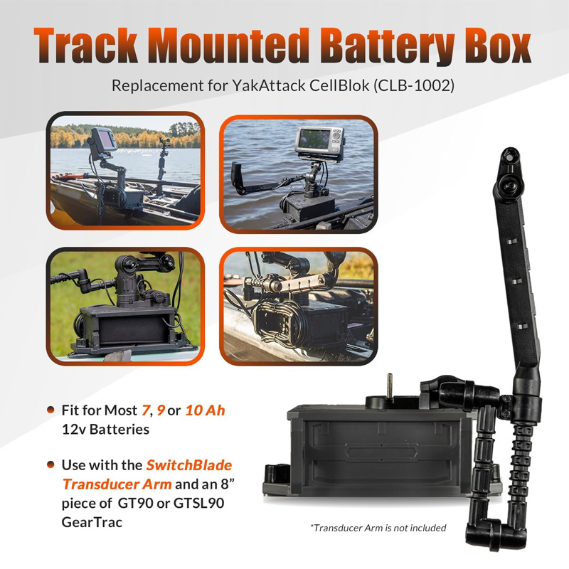Scatola batteria montata su bi - Fish Finder Mount recensione e prezzo